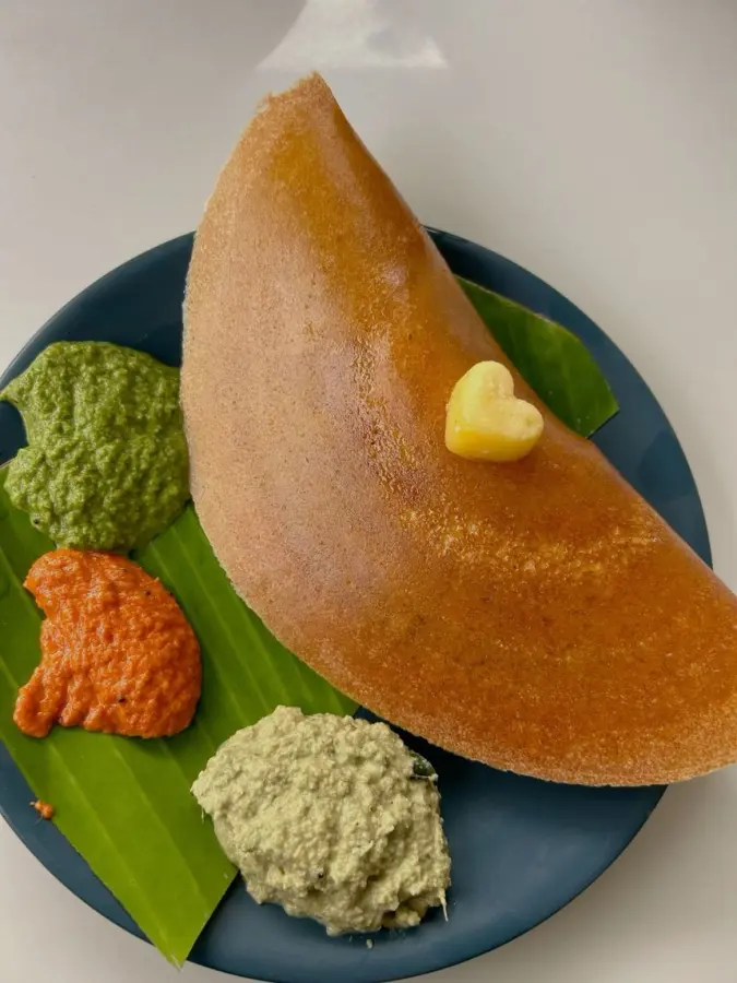 Ghee Dosa (Plain) available at Rk Prime through DeskDrop