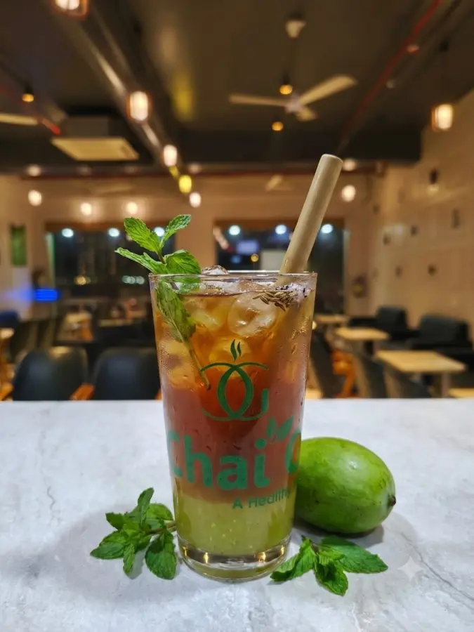 AAM PANNA ICE TEA 300 ML available at RK World Tower through DeskDrop