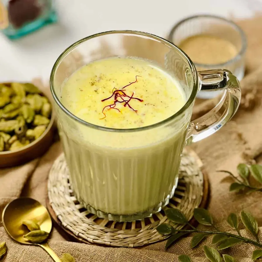 Elaichi Milk Hot available at Novem Square through DeskDrop