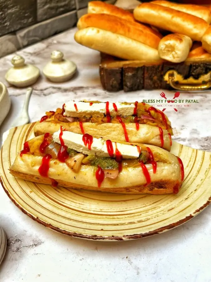 Veg. Hot Dog available at The Ridge through DeskDrop