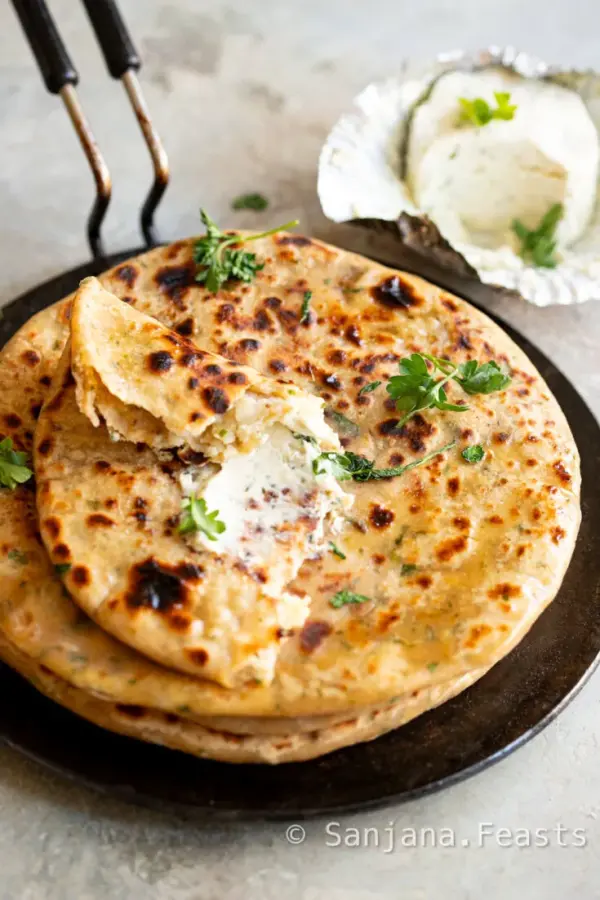 Aloo Parathas available at Rk Iconic through DeskDrop