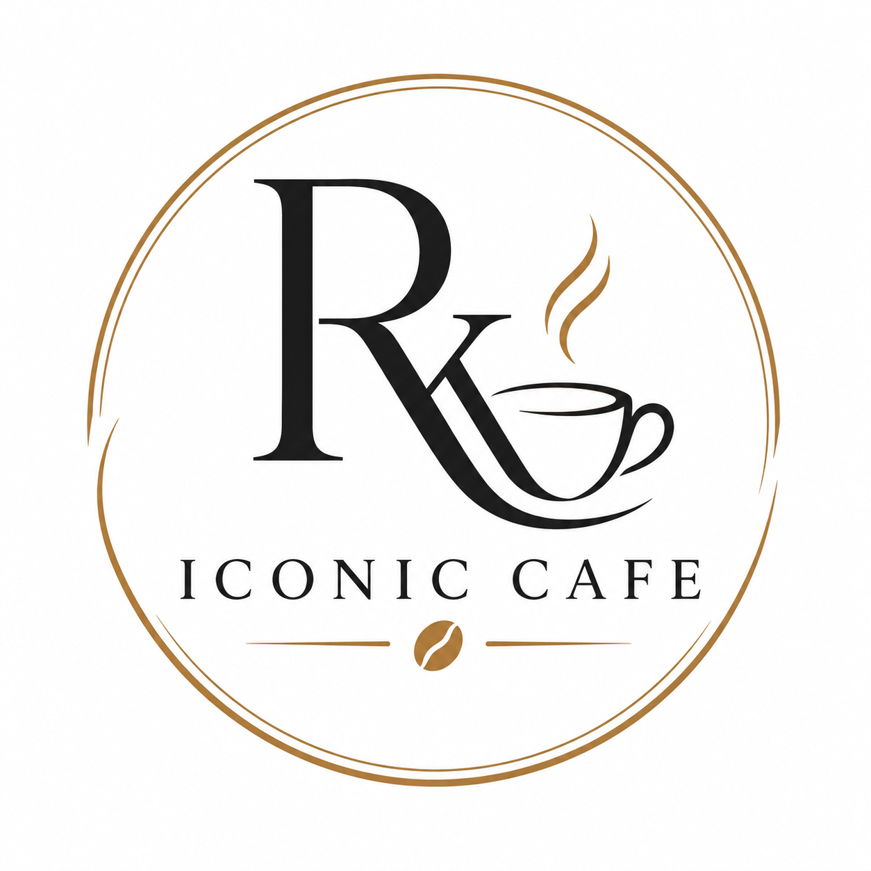 Rk Iconic Cafe logo